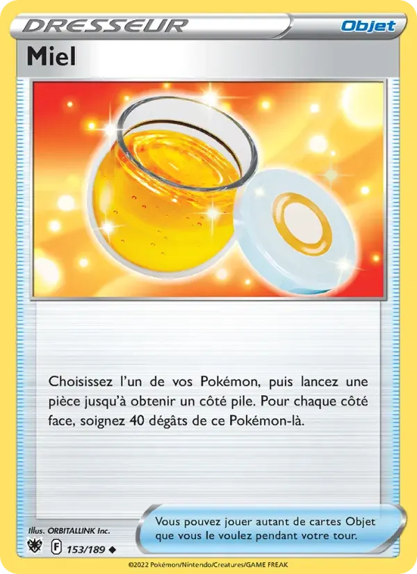 Miel — Astres Radieux 153 French Pokémon card