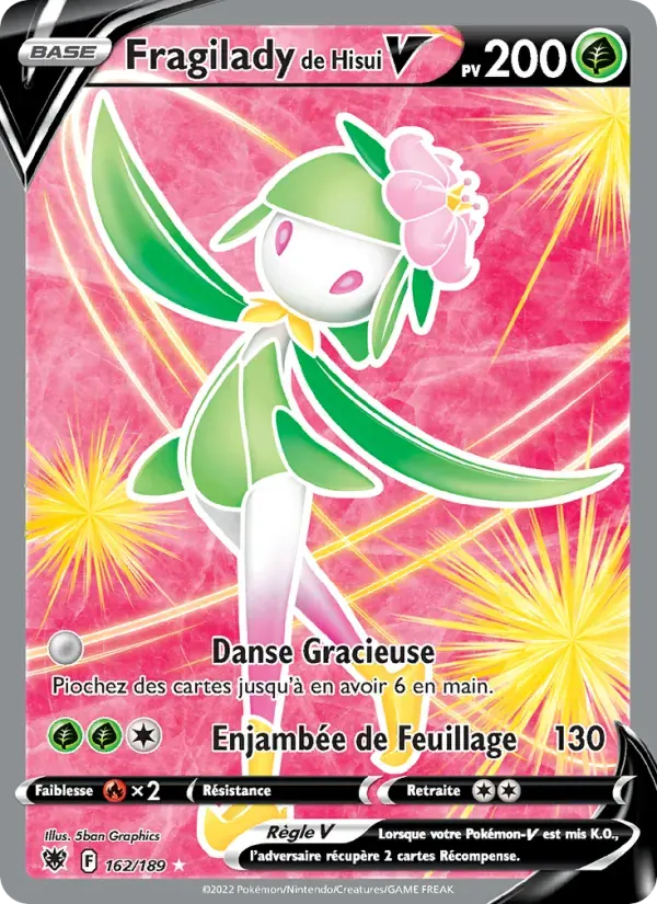 Fragilady de Hisui V — Astres Radieux 162 French Pokémon card