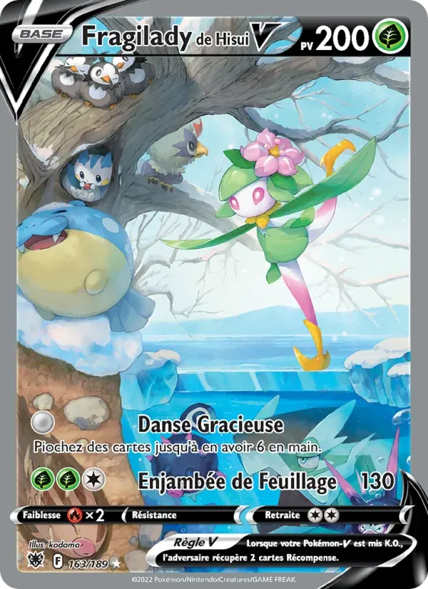Fragilady de Hisui V — Astres Radieux 163 French Pokémon card