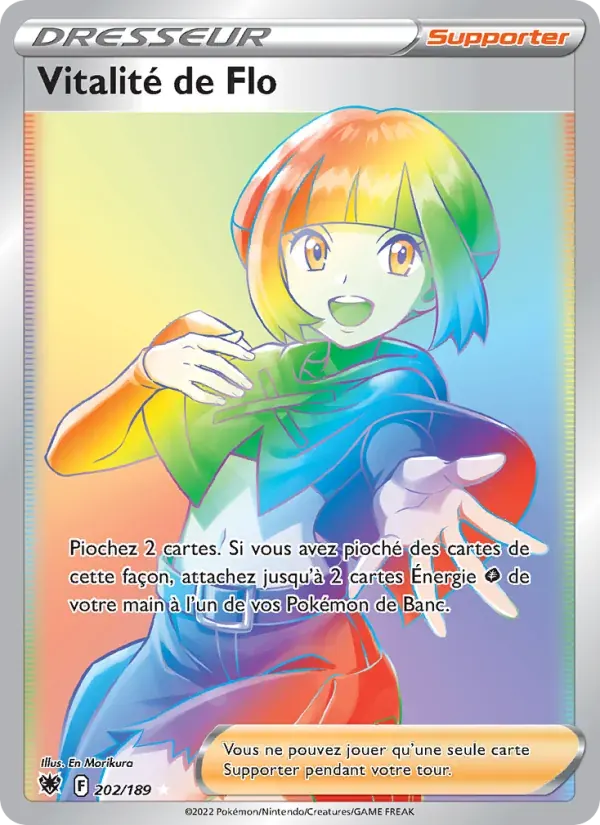 Vitalité de Flo — Astres Radieux 202 French Pokémon card