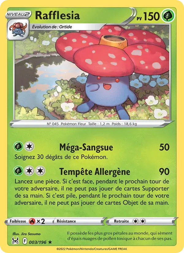 Rafflesia — Origine Perdue 3 French Pokémon card