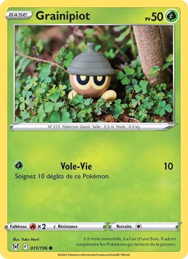Grainipiot — Origine Perdue 11 French Pokémon card