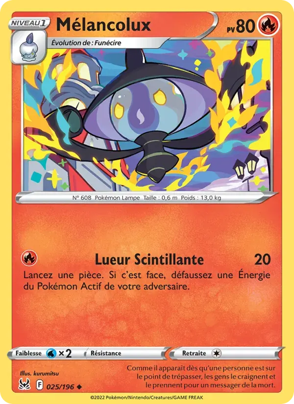 Mélancolux — Origine Perdue 25 French Pokémon card