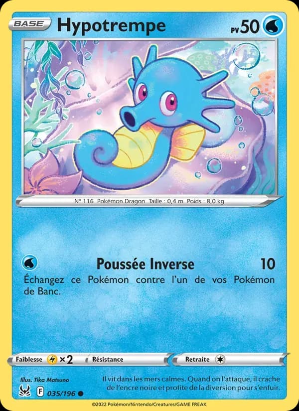 Hypotrempe — Origine Perdue 35 French Pokémon card