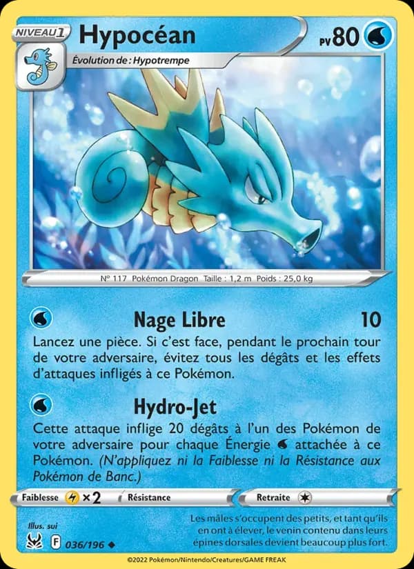 Hypocéan — Origine Perdue 36 French Pokémon card