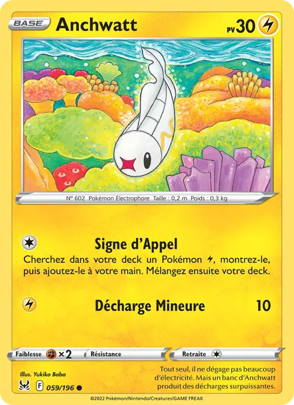 Anchwatt — Origine Perdue 59 French Pokémon card