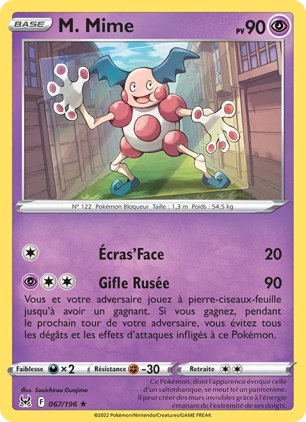 M. Mime — Origine Perdue 67 French Pokémon card