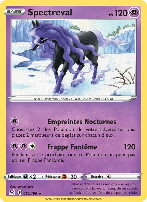 Spectreval — Origine Perdue 81 French Pokémon card
