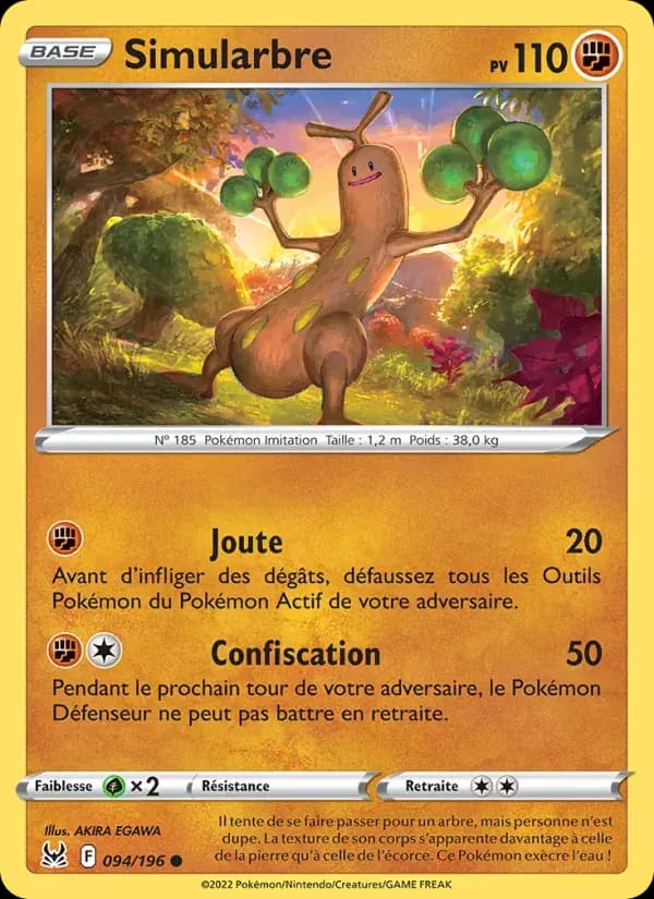 Simularbre — Origine Perdue 94 French Pokémon card