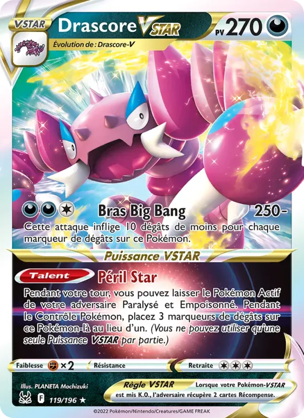 Drascore VSTAR — Origine Perdue 119 French Pokémon card