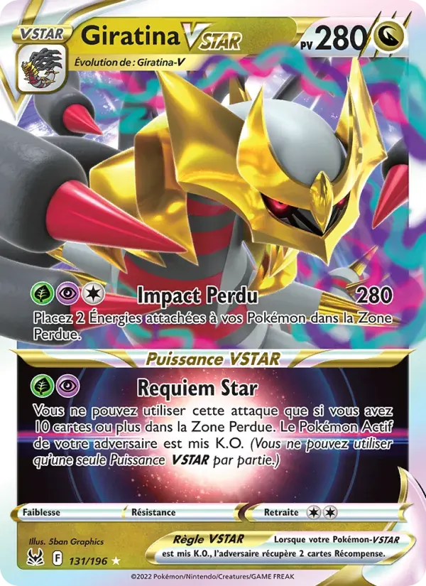 Giratina VSTAR — Origine Perdue 131 French Pokémon card