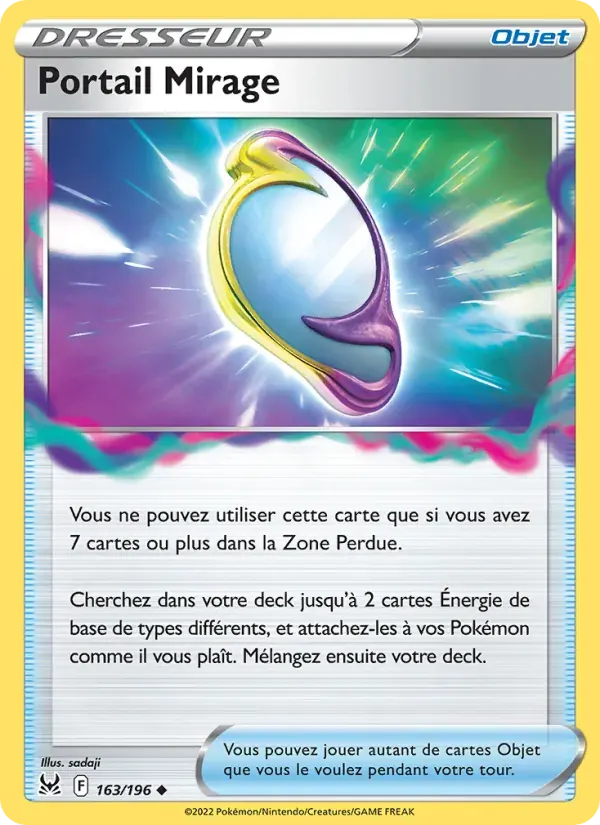 Portail Mirage — Origine Perdue 163 French Pokémon card