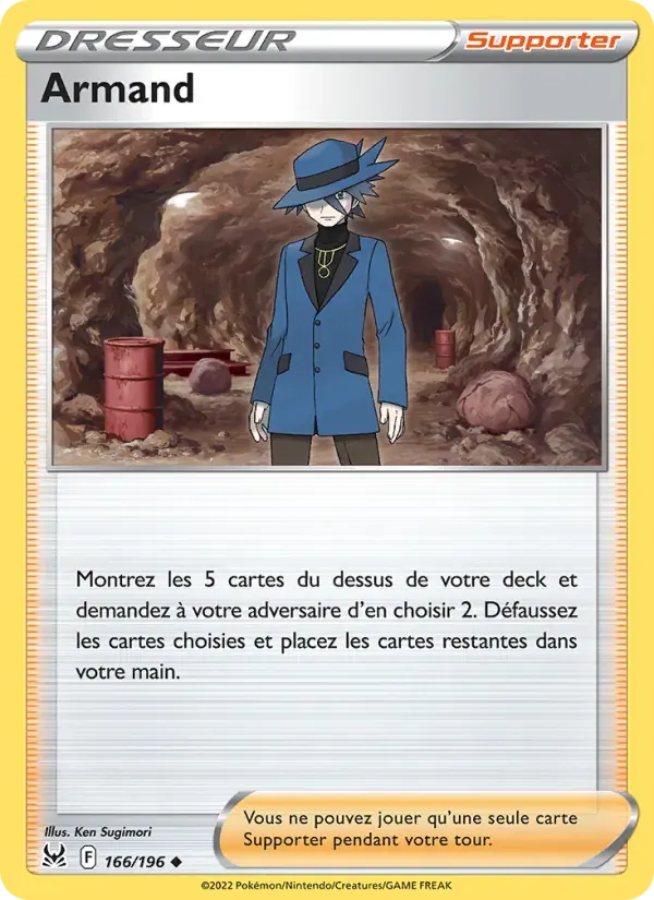 Armand — Origine Perdue 166 French Pokémon card