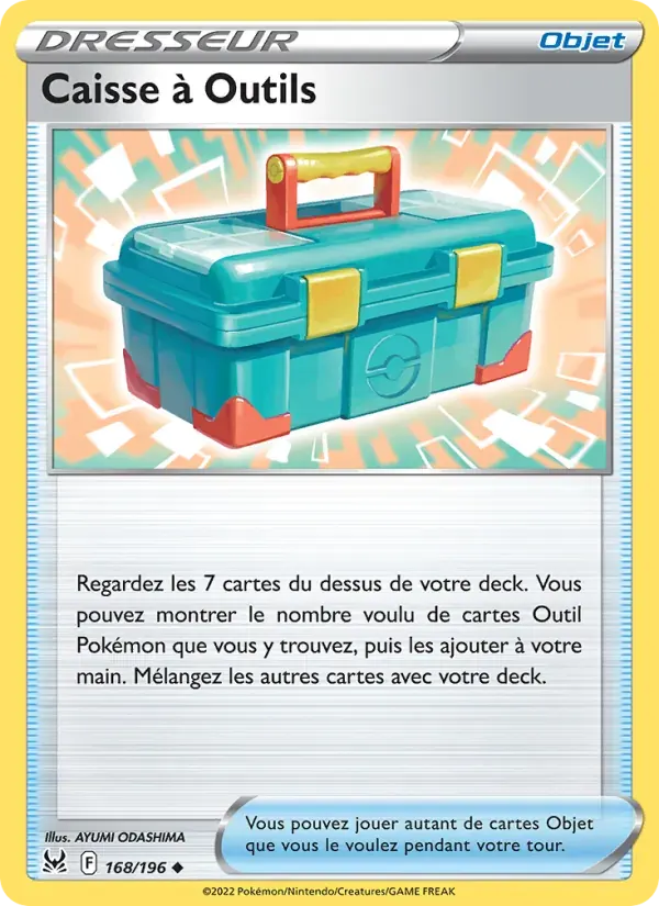 Caisse à Outils — Origine Perdue 168 French Pokémon card