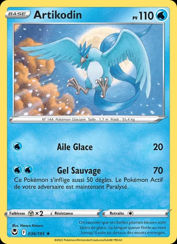 Artikodin — Tempête Argentée 36 French Pokémon card