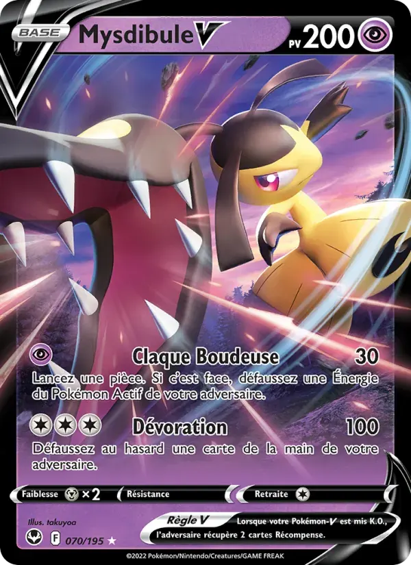 Mysdibule V — Tempête Argentée 70 French Pokémon card