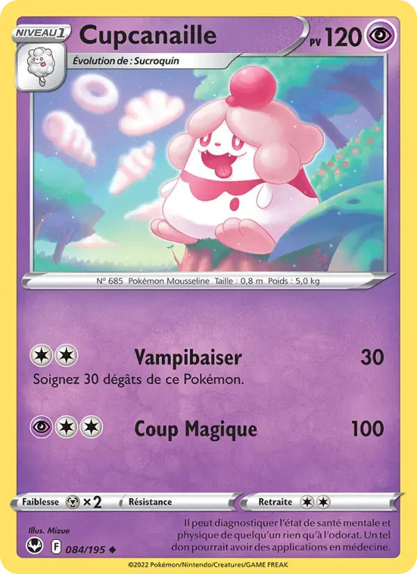 Cupcanaille — Tempête Argentée 84 French Pokémon card
