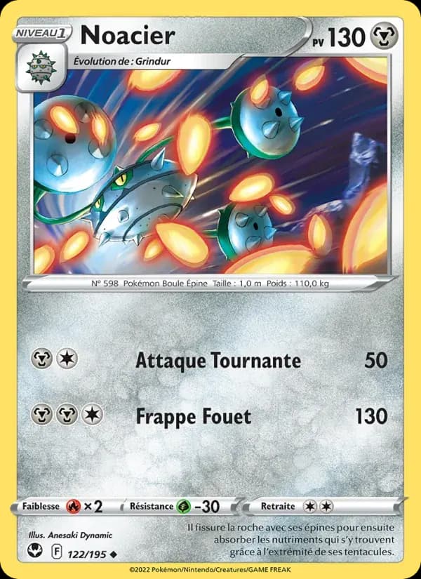 Noacier — Tempête Argentée 122 French Pokémon card