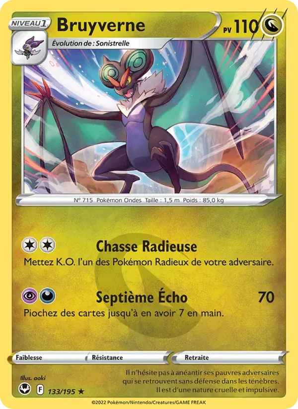 Bruyverne — Tempête Argentée 133 French Pokémon card