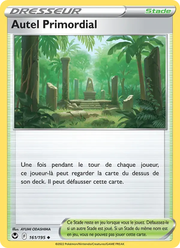 Autel Primordial — Tempête Argentée 161 French Pokémon card