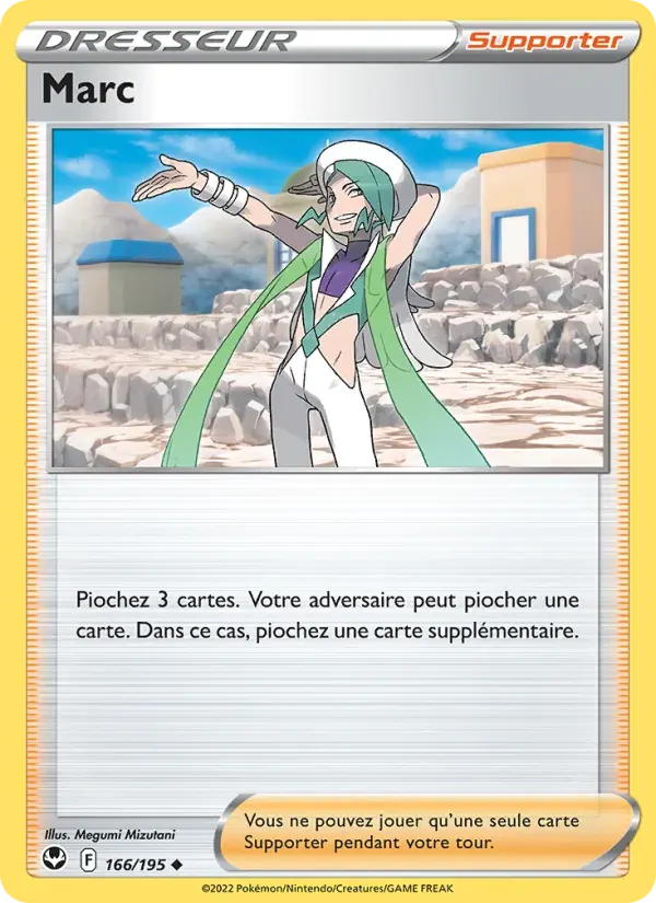 Marc — Tempête Argentée 166 French Pokémon card