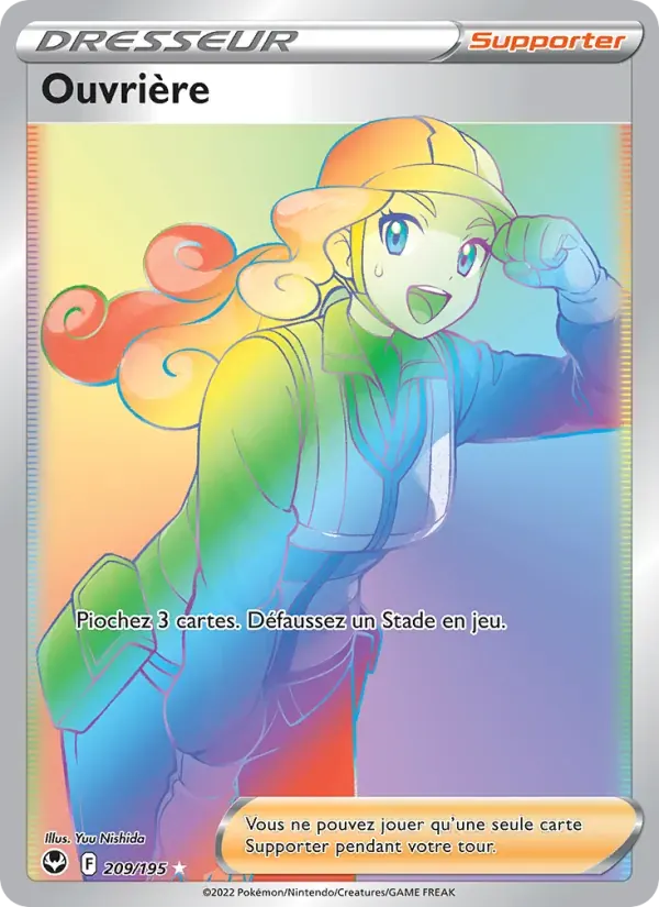 Ouvrière — Tempête Argentée 209 French Pokémon card