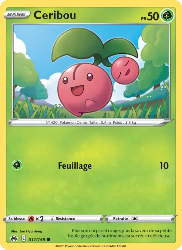 Ceribou — Zénith Suprême 11 French Pokémon card