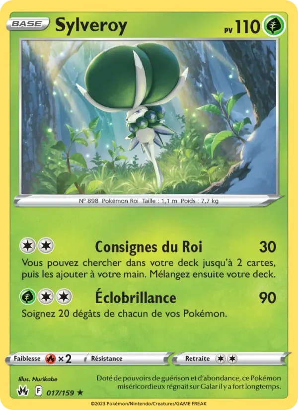 Sylveroy — Zénith Suprême 17 French Pokémon card