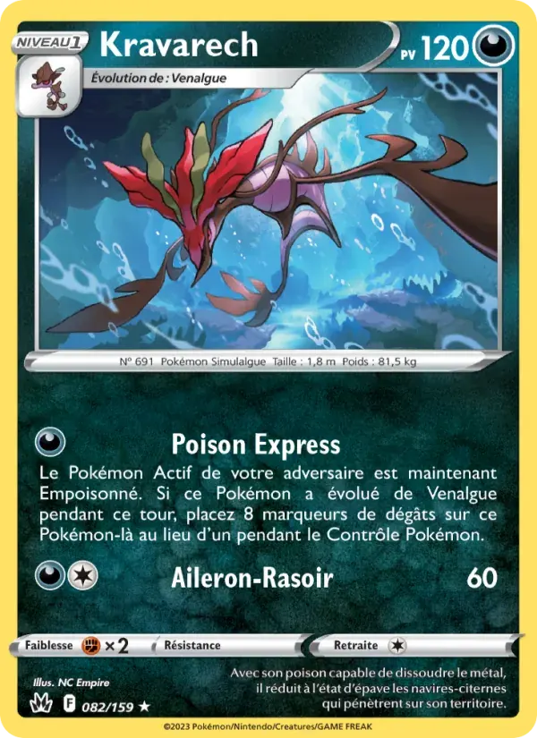 Kravarech — Zénith Suprême 82 French Pokémon card