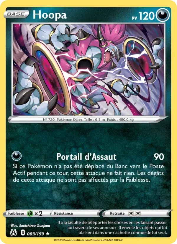 Hoopa — Zénith Suprême 83 French Pokémon card