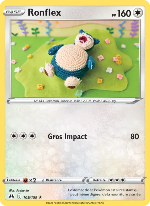 Ronflex — Zénith Suprême 109 French Pokémon card
