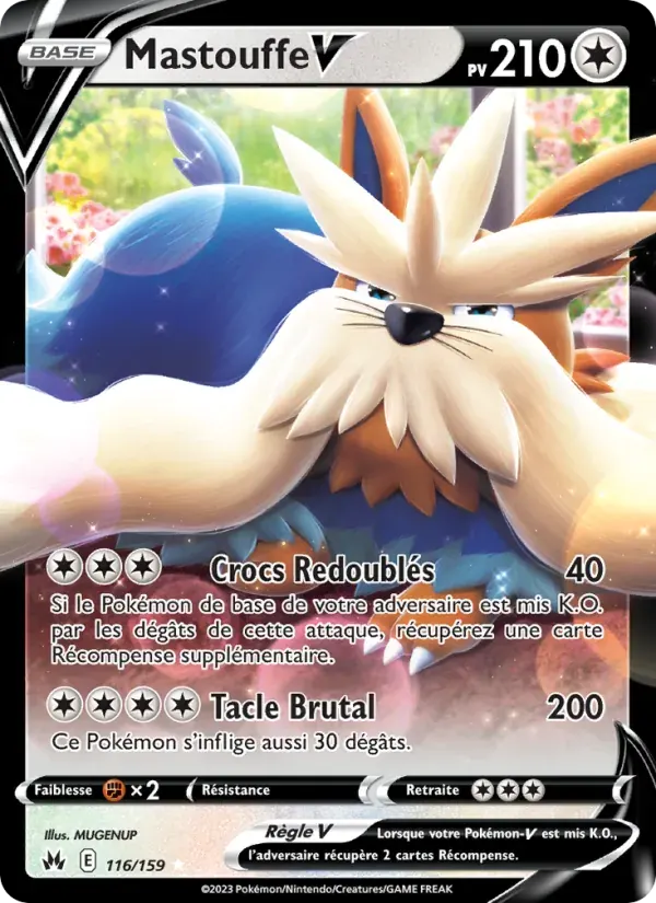 Mastouffe V — Zénith Suprême 116 French Pokémon card