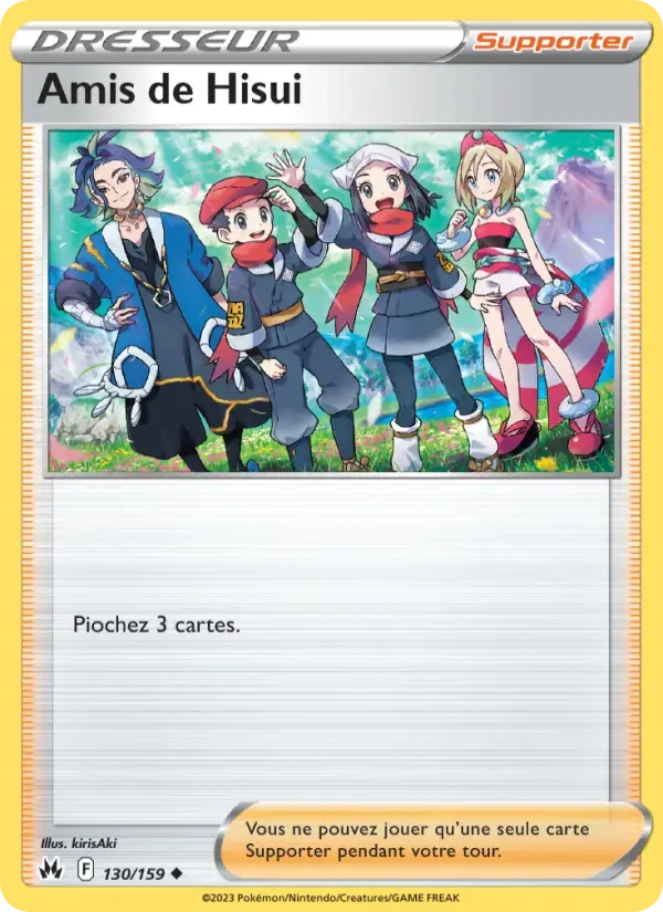 Amis de Hisui — Zénith Suprême 130 French Pokémon card