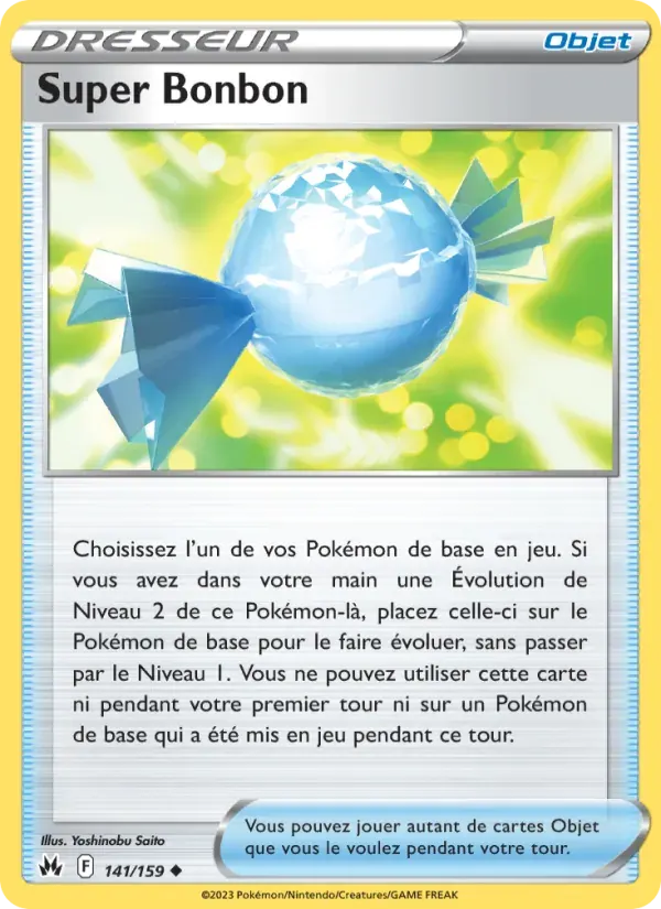 Super Bonbon — Zénith Suprême 141 French Pokémon card