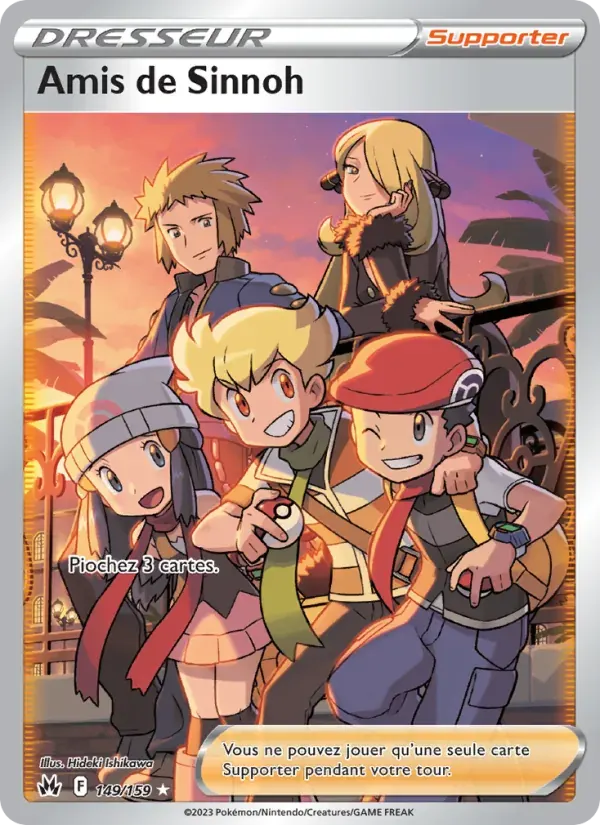 Amis de Sinnoh — Zénith Suprême 149 French Pokémon card