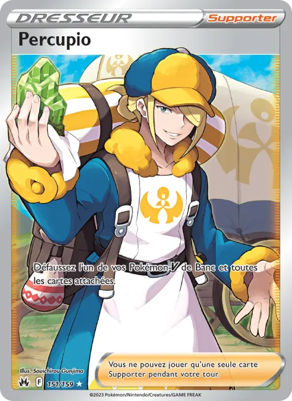 Percupio — Zénith Suprême 151 French Pokémon card