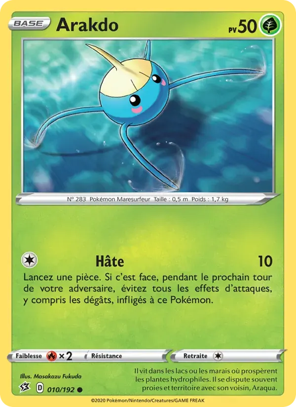 Arakdo — Clash des Rebelles 10 French Pokémon card