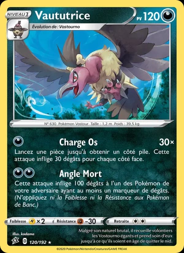 Vaututrice — Clash des Rebelles 120 French Pokémon card