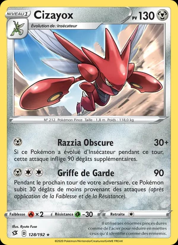 Cizayox — Clash des Rebelles 128 French Pokémon card