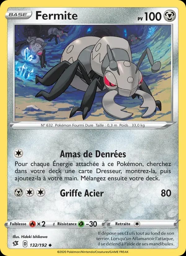 Fermite — Clash des Rebelles 132 French Pokémon card
