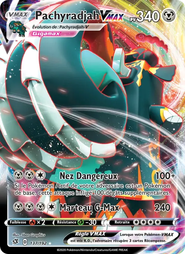 Pachyradjah VMAX — Clash des Rebelles 137 French Pokémon card