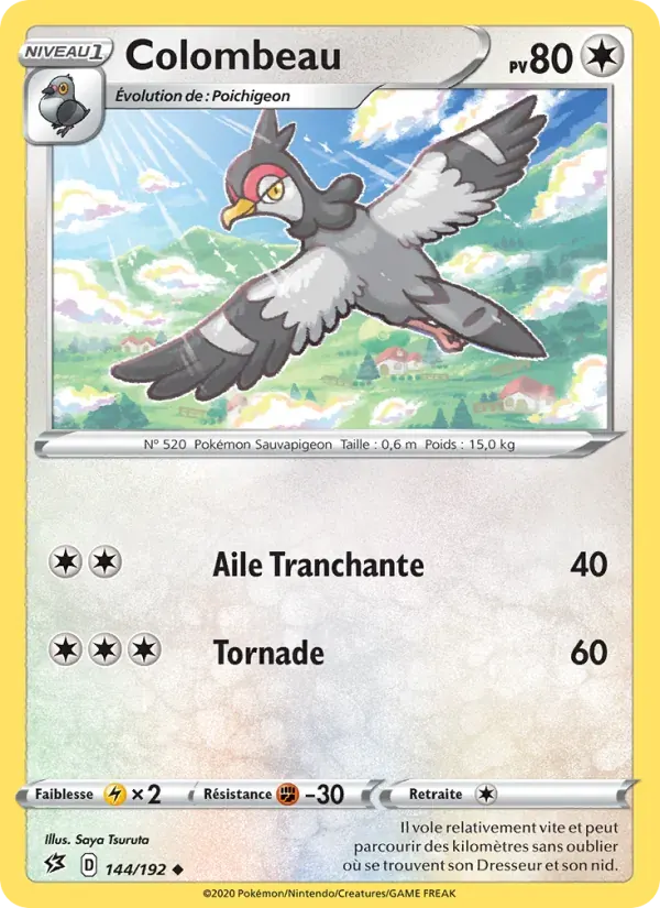 Colombeau — Clash des Rebelles 144 French Pokémon card