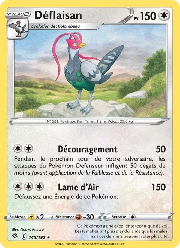 Déflaisan — Clash des Rebelles 145 French Pokémon card