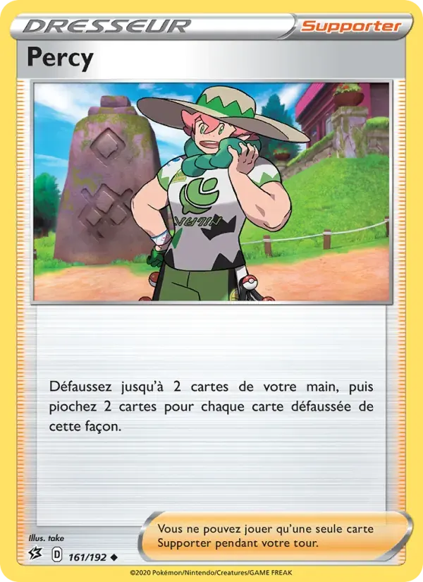 Percy — Clash des Rebelles 161 French Pokémon card