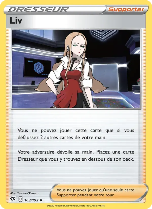 Liv — Clash des Rebelles 163 French Pokémon card