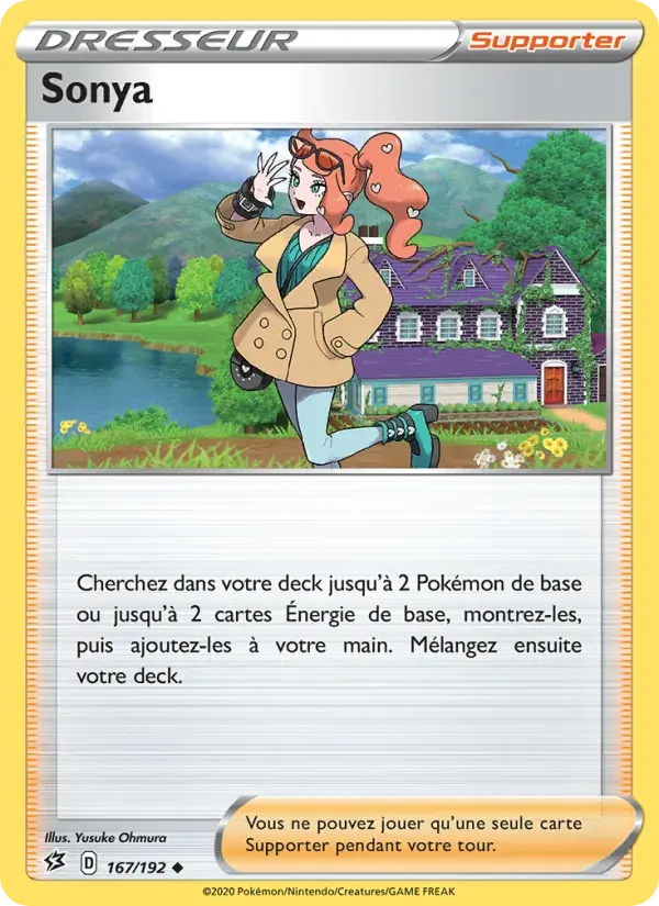 Sonya — Clash des Rebelles 167 French Pokémon card