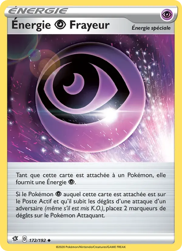 Énergie Psychic Frayeur — Clash des Rebelles 172 French Pokémon card