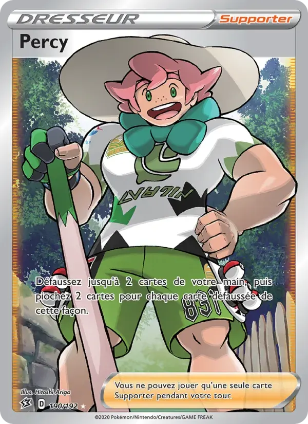 Percy — Clash des Rebelles 190 French Pokémon card