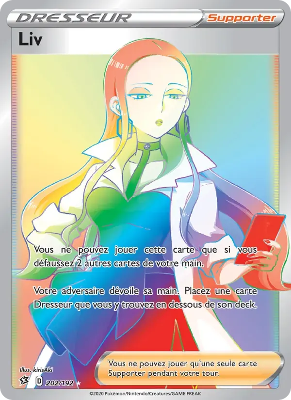 Liv — Clash des Rebelles 202 French Pokémon card