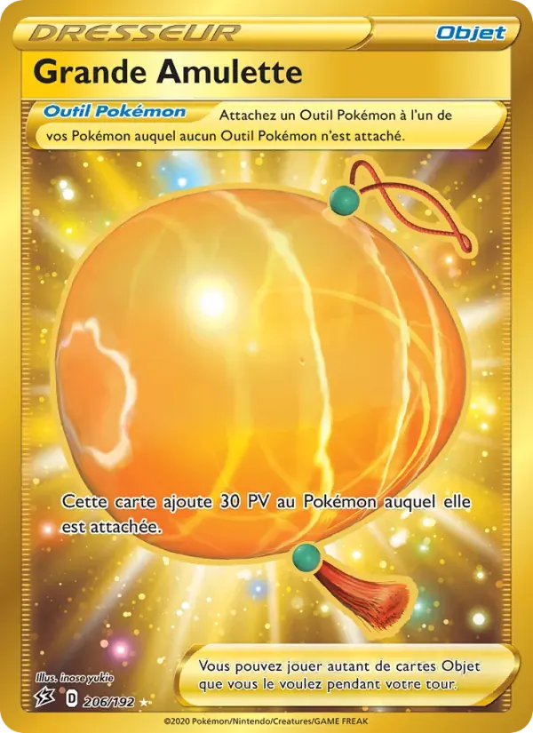 Grande Amulette — Clash des Rebelles 206 French Pokémon card